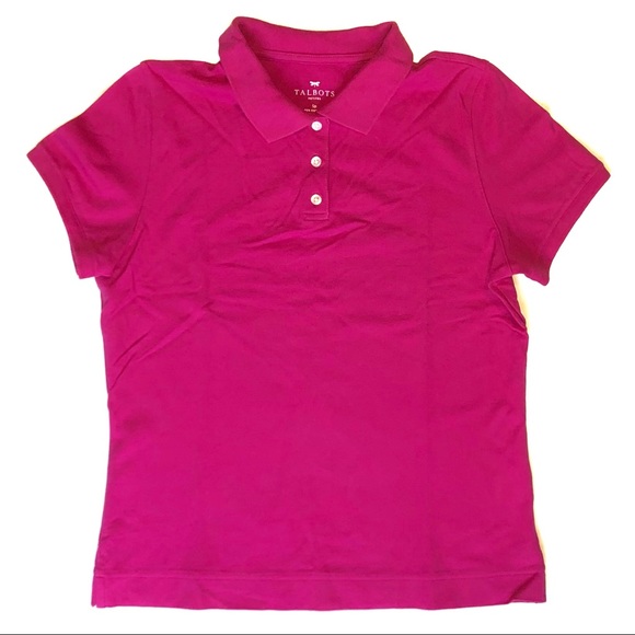 Talbots Tops - Talbots 3 for 15 SALE CLEARANCE NEW Pink Polo Shirt size SP